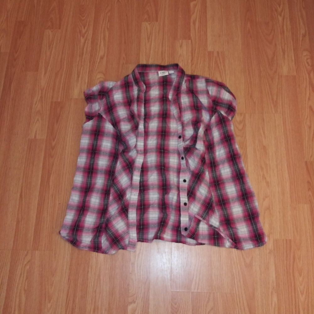 Red black and white flannel